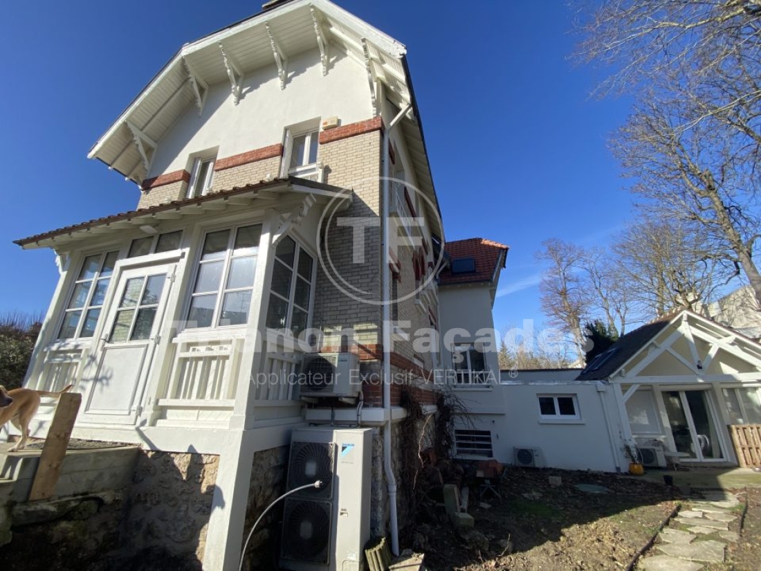 Rénovation façades d'une maison à au Vésinet, 78110, Yvelines
