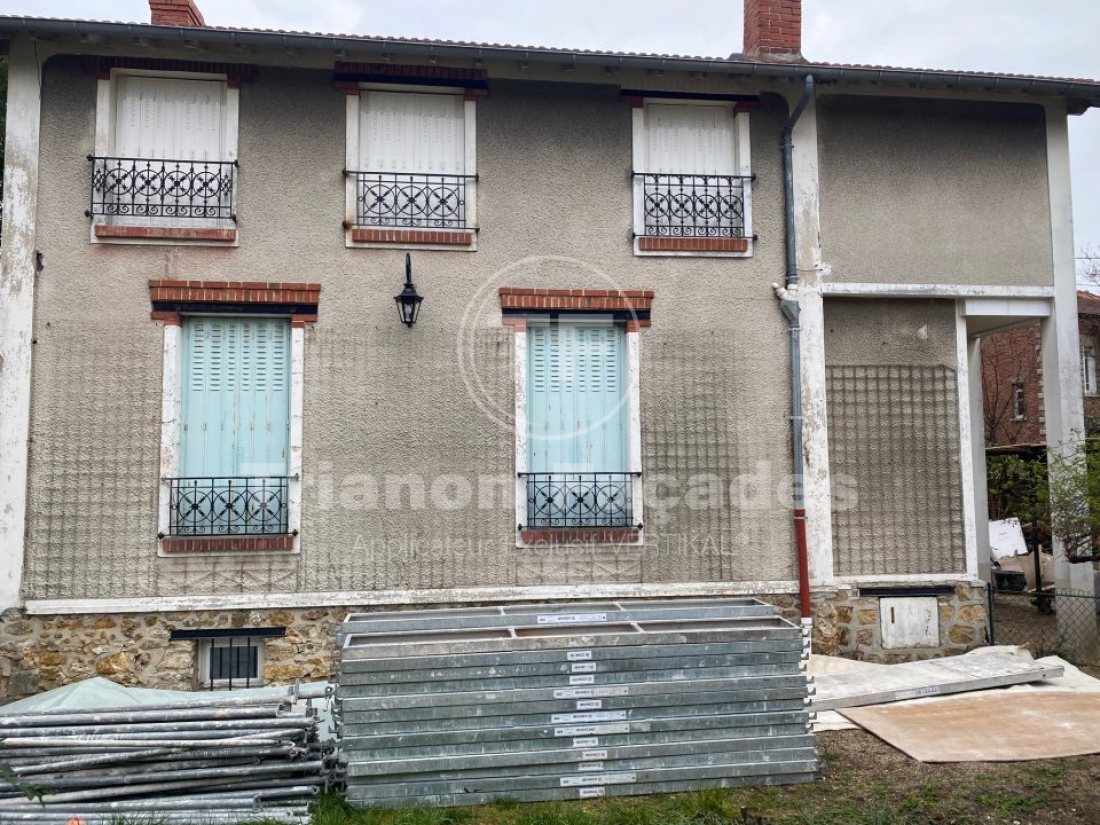 Rénovation façades d'une maison à Croissy-sur-Seine, 78290, Yvelines