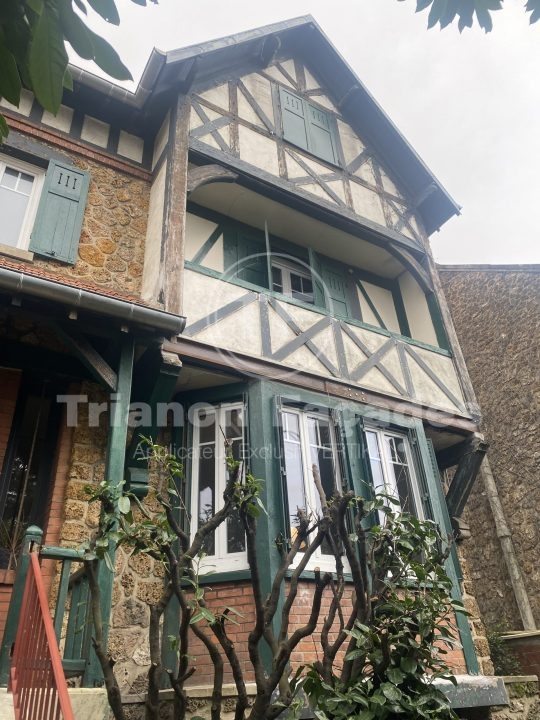 Peintures façades d'une maison à Saint-Germain-en-Laye, 78100, Yvelines