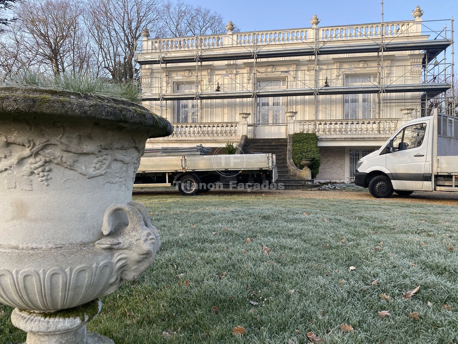 Ravalement façades d'une maison à au Vésinet, 78110, Yvelines